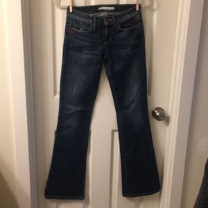 Joes rocker low rise bootcut jeans. Size 24